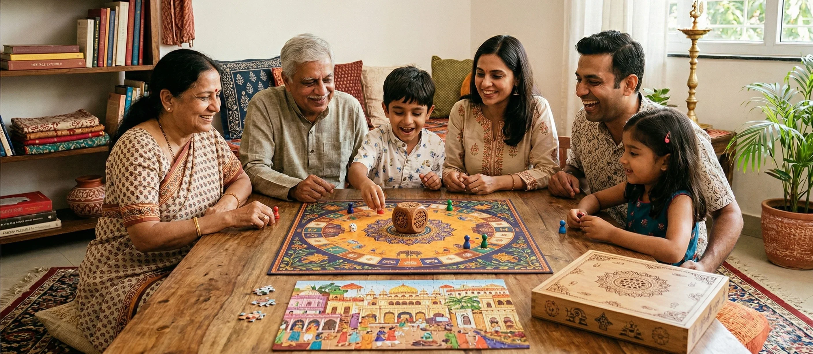 Traditional Indian board game